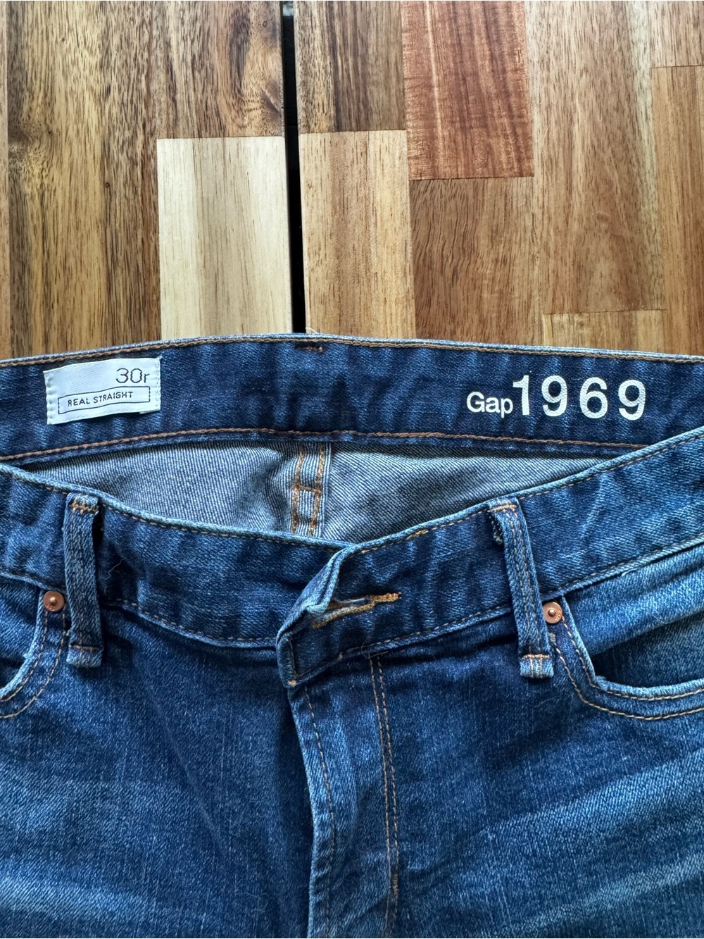 GAP 1969 Real Straight Distressed Jeans | Size 30 Regular